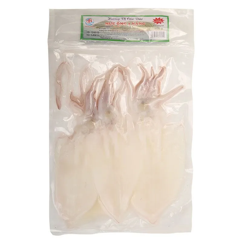 Mực ống một nắng A1 Hồng Nam 500g